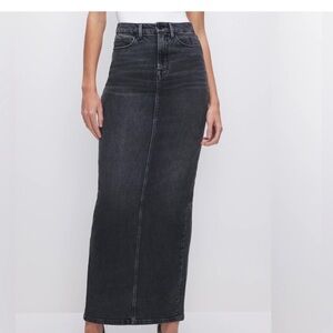 DENIM TUBE MAXI SKIRT- GOOD AMERICAN